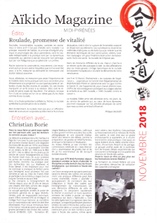 aikido magazine novembre2018